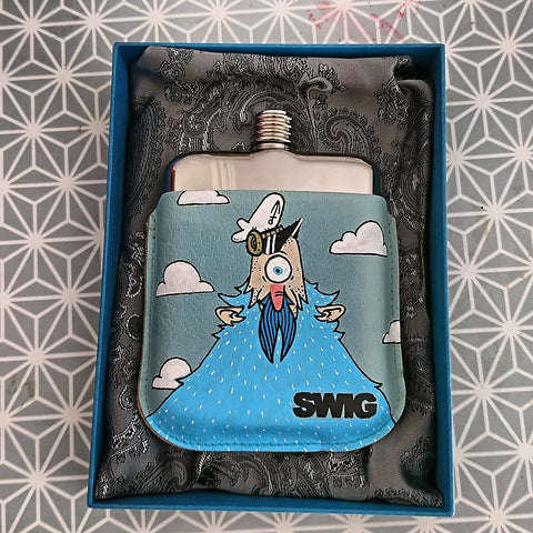 SWIG Hip Flasks Artist Collaboration | Winning Society Number #04624