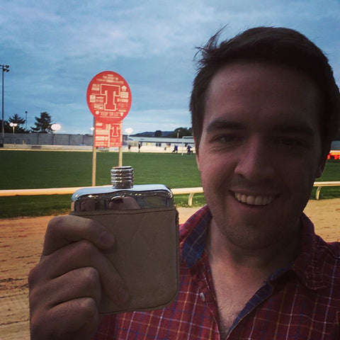 SWIG Hip Flasks Drumbo Race Track