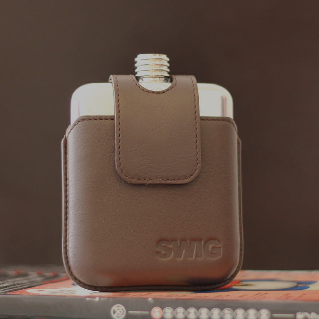 SWIG Executive Magnetic Brown Flask