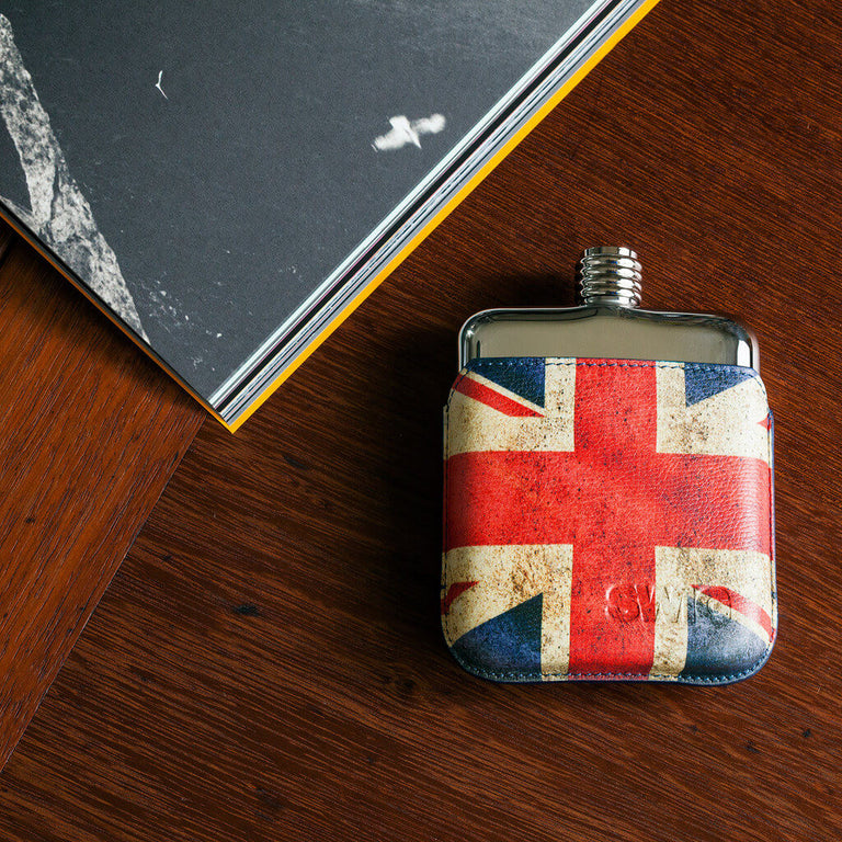 SWIG Union Jack Executive Flask - book