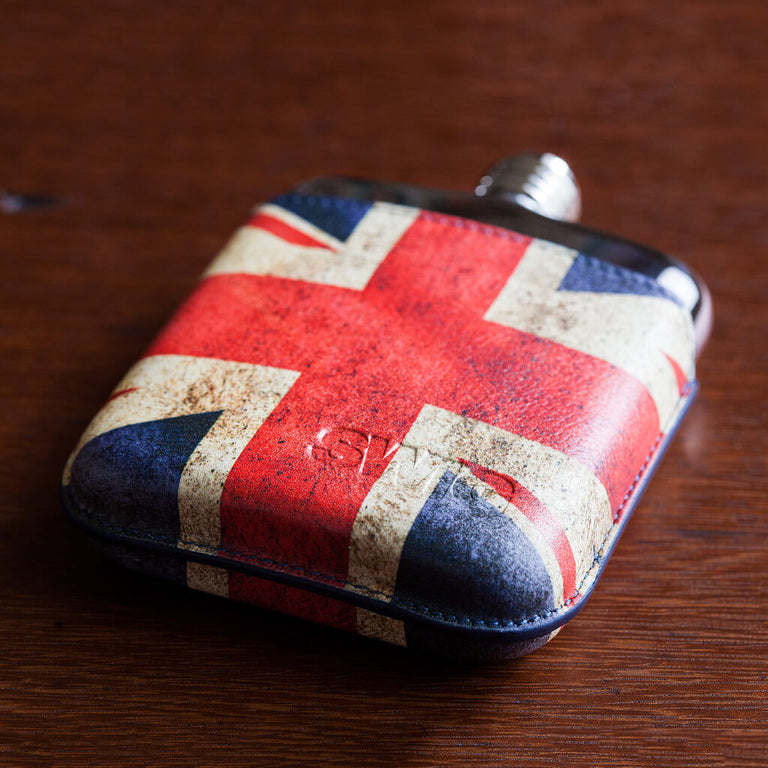 SWIG Union Jack Executive Flask - Down