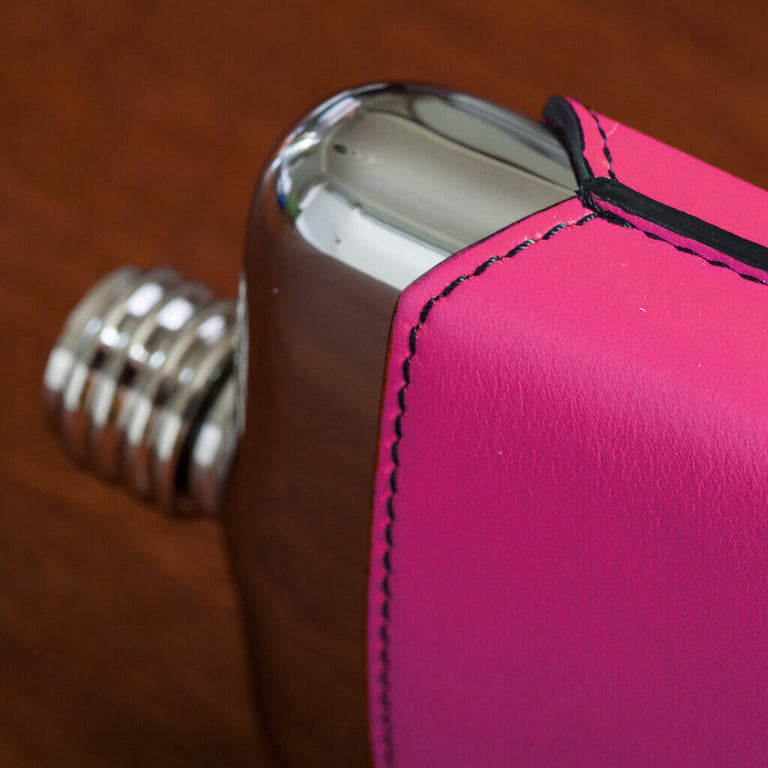 SWIG Hip Flask Pink Executive - Side