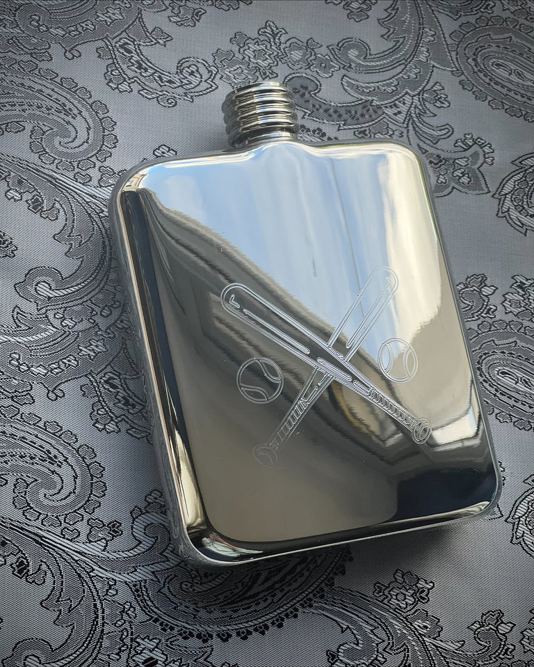 SWIG Hip Flask Picture Engraving